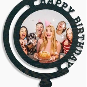 Happy birthday photo frame